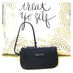 Black Calvin Klein Wristlet
